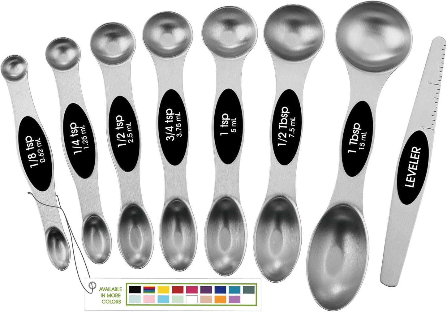 Magnetic Stainless Steel Measuring Spoons