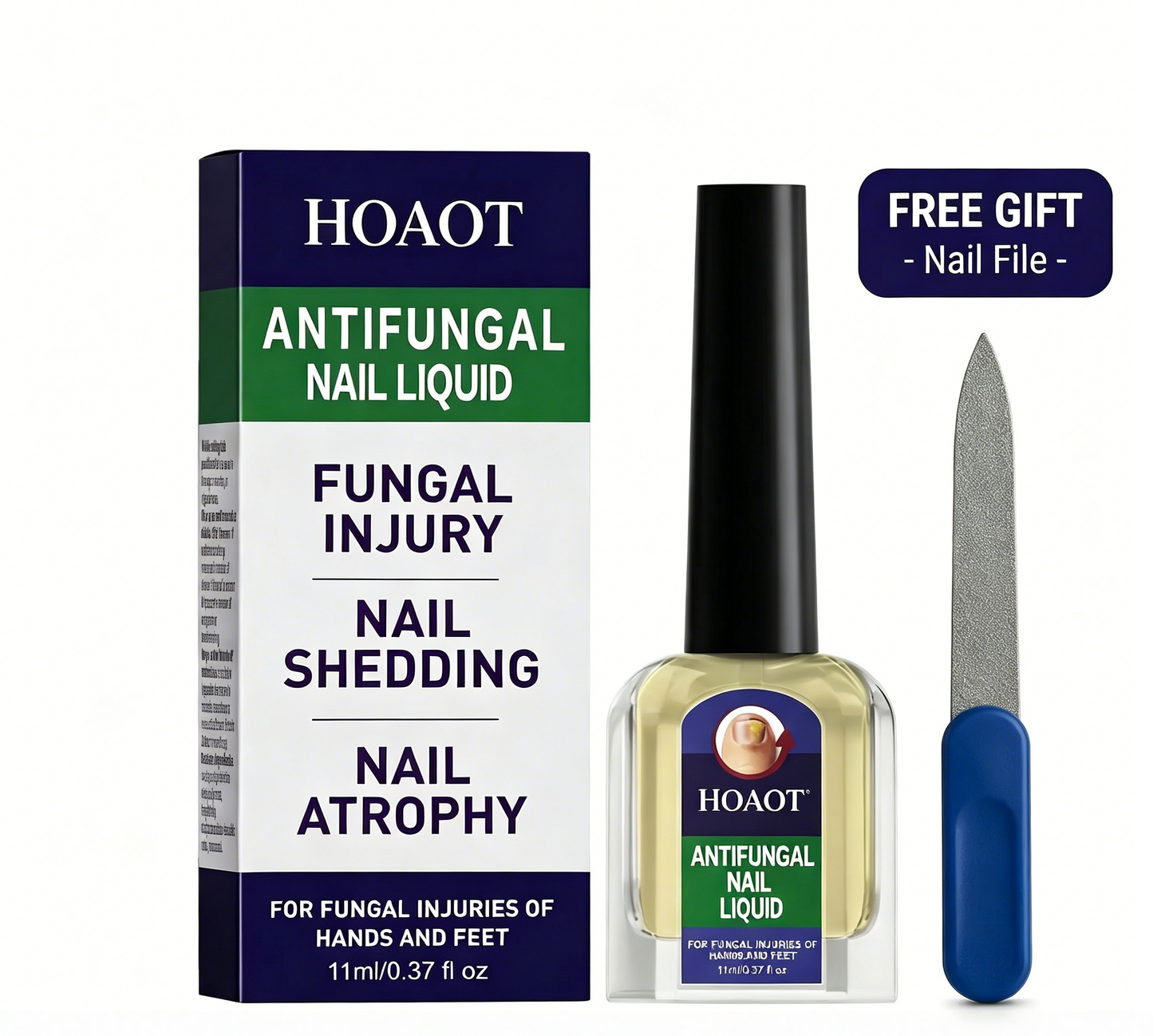 Say Goodbye to Yellow, Thick & Itchy Toenails – Triple Action Fungus Relief Formula