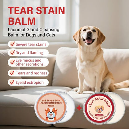 👀✨PET Tear Stain Protection Cream & Brush Set 🐱🐶 For Dogs & Cats