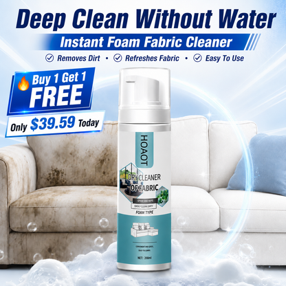 Deep Clean Without Water Instant Foam Fabric Cleaner Removes Dirt • Refreshes Fabric • Easy To Use 🔥 Buy 1 Get 1 FREE