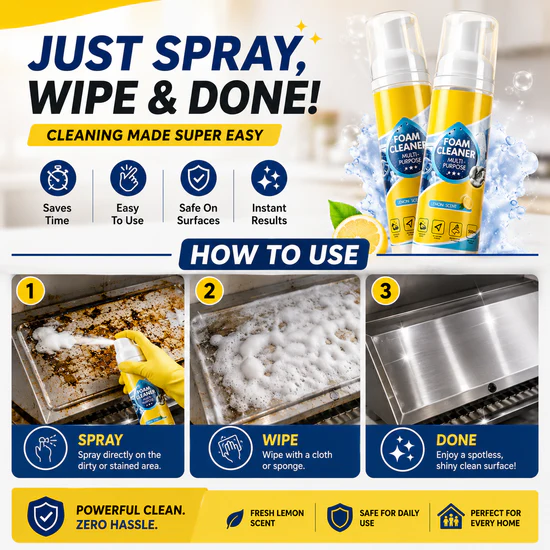 Buy 1 Get 1 FREE 🎁 All-in-One Stain Remover One bottle for grease, dirt, fabric stains, shoes, tiles, and more!