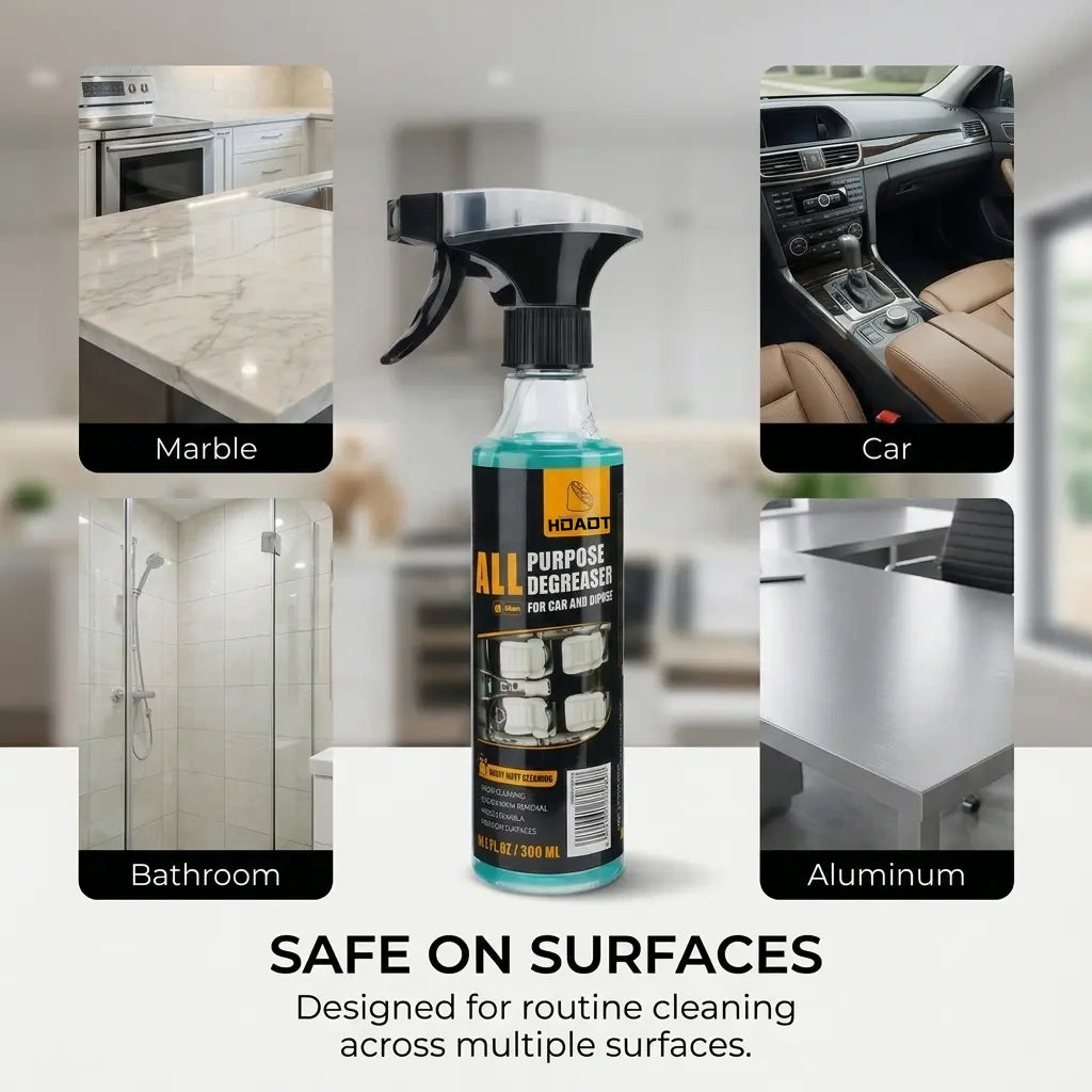 Buy one get one free! -🚗✨HOAOT Multi-Purpose Cleaning Spray - a powerful stain remover for car interiors and home surfaces - the ultimate solution for deep cleaning stubborn stains.