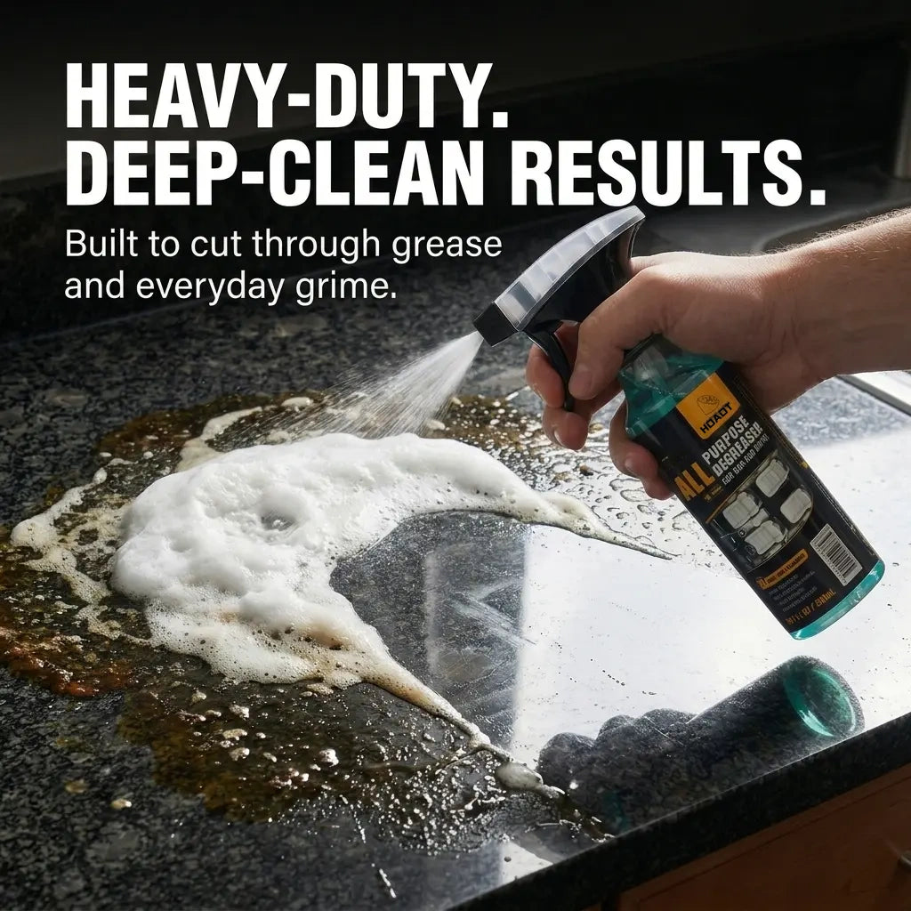 Buy one get one free! -🚗✨HOAOT Multi-Purpose Cleaning Spray - a powerful stain remover for car interiors and home surfaces - the ultimate solution for deep cleaning stubborn stains.