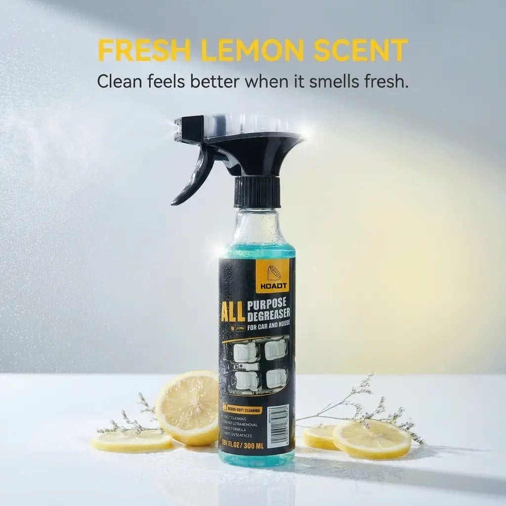 Buy one get one free! -🚗✨HOAOT Multi-Purpose Cleaning Spray - a powerful stain remover for car interiors and home surfaces - the ultimate solution for deep cleaning stubborn stains.