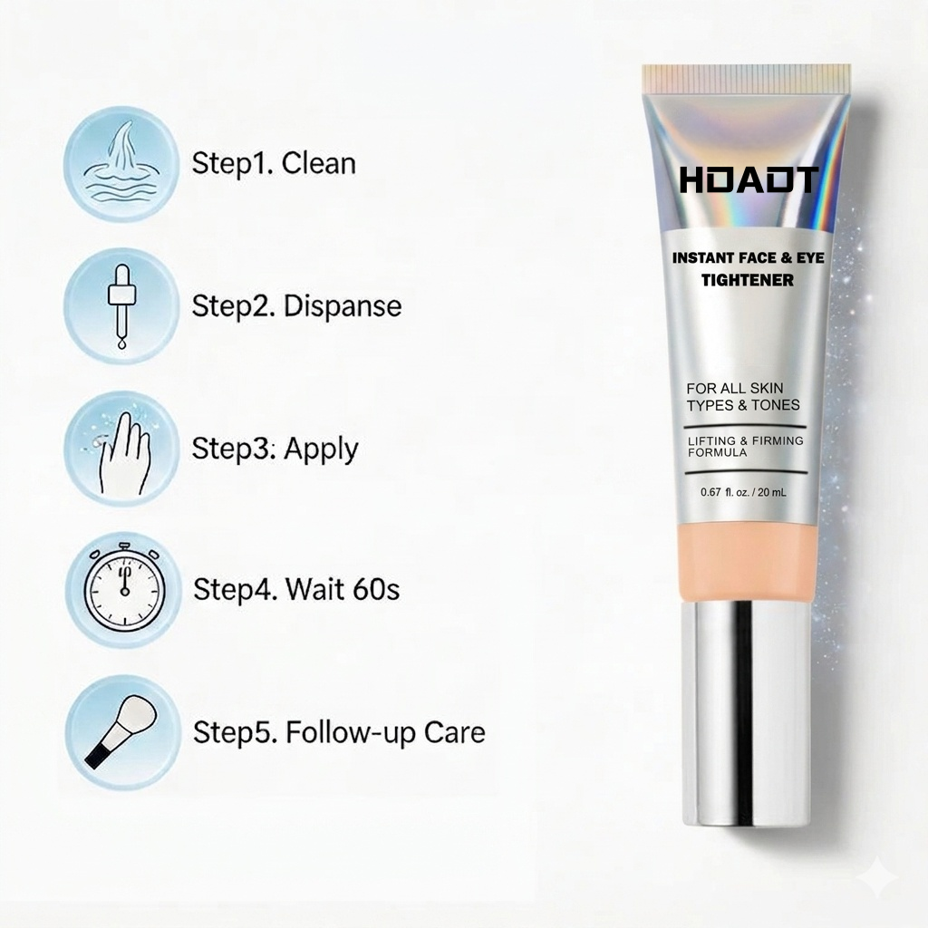 ✨ HOAOT Instant Face Tightener – Visible Results in 60 Seconds + Buy 1 Get 1 FREE 🎁