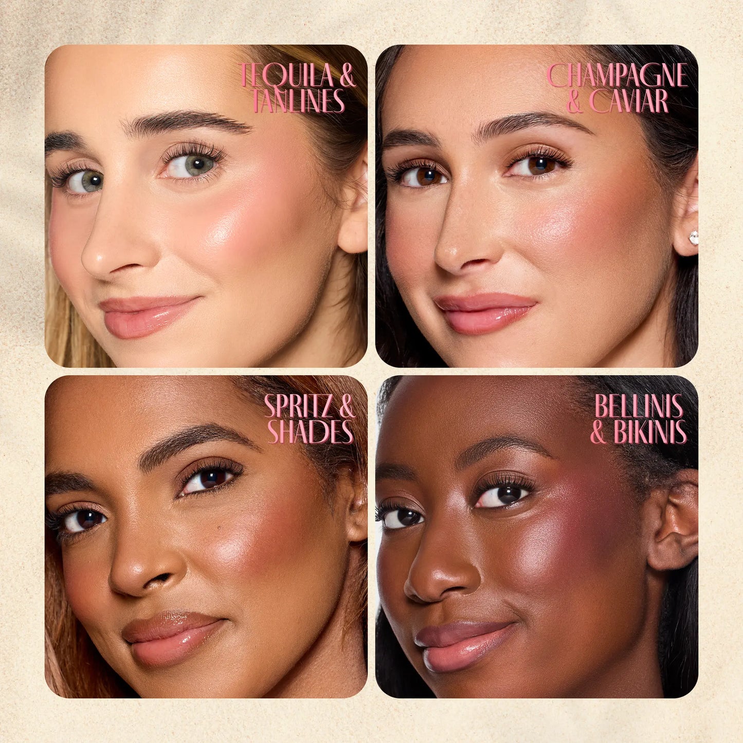 Multi-Effect Moisturizing Makeup Stick + Brush - Double-Ended Cream Blush & Contouring Stick