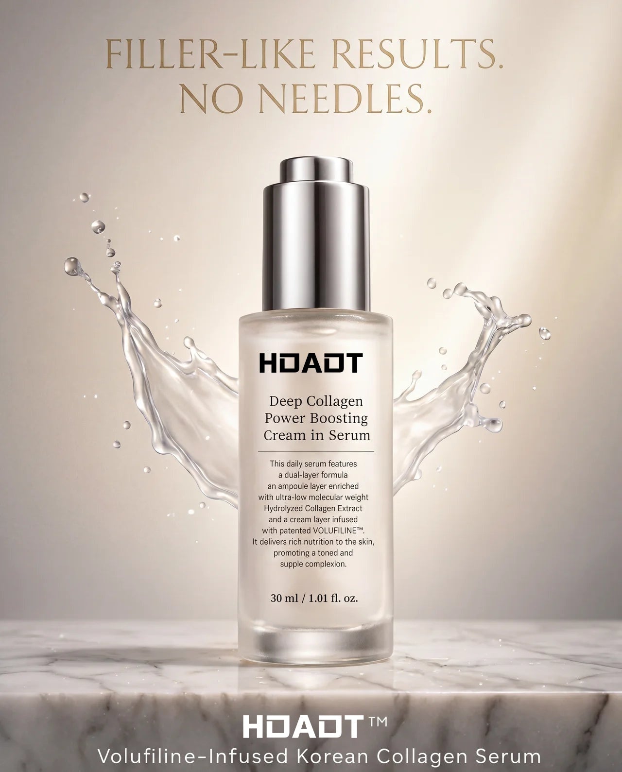 HOAOT Volufiline-Infused Korean Collagen Serum