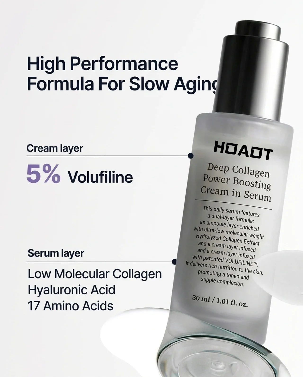 HOAOT Volufiline-Infused Korean Collagen Serum